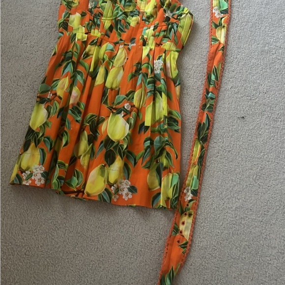 FARM Rio Orange and Green Tropical Dress - Picture 5 of 6